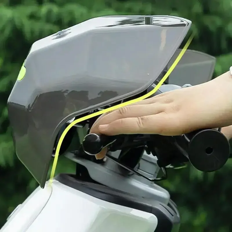 حراس اليد العالمية للدراجات النارية ، حراس المقود الدراجة مع شرائط عاكسة ، درع اليد للدراجات النارية ، حماية الرياح #1