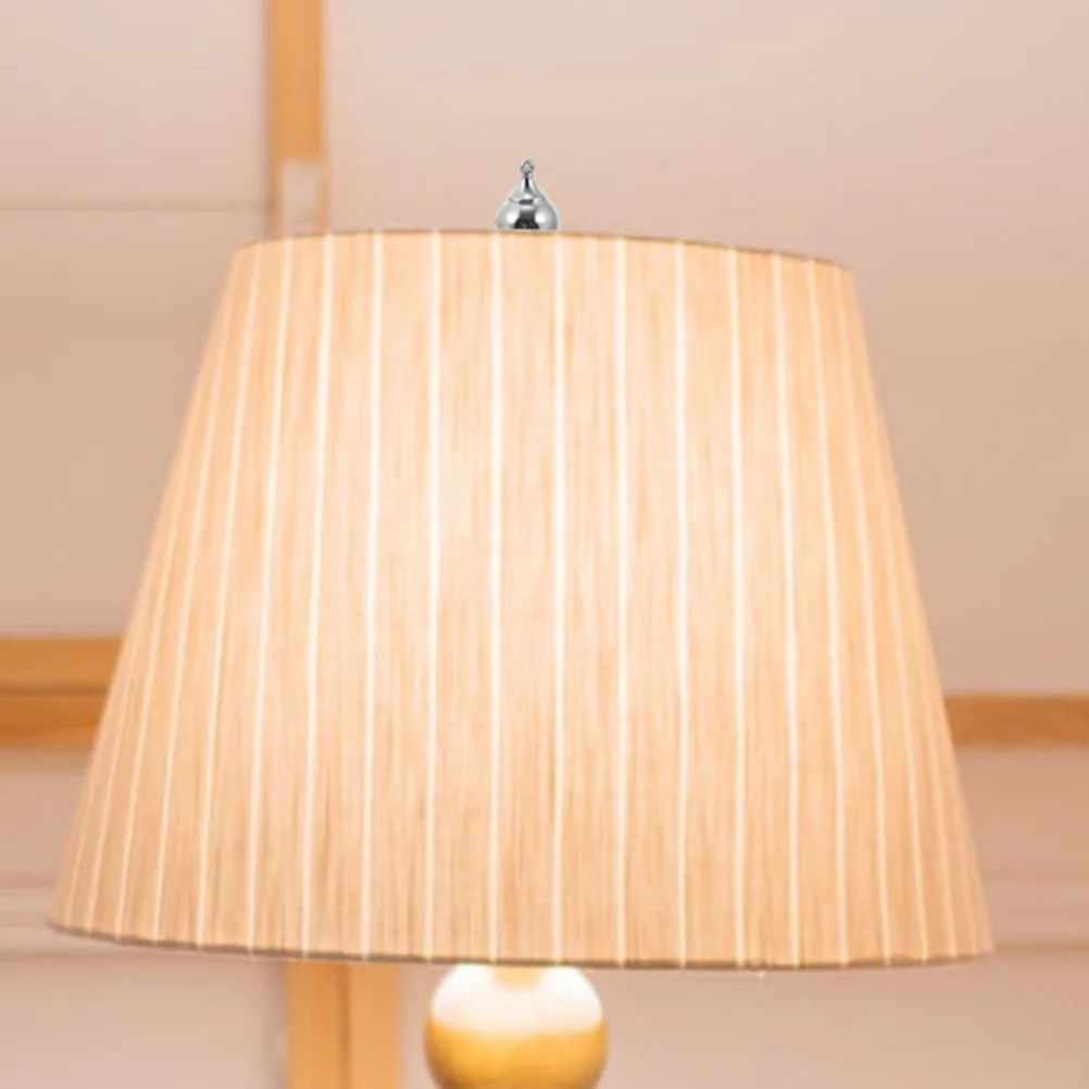 

8Pcs Lamp Finials Solid Zinc Alloy Lamp Shade Holder Caps for Crystal Chandeliers Bar Lamps Elegant Light Knob Decoration