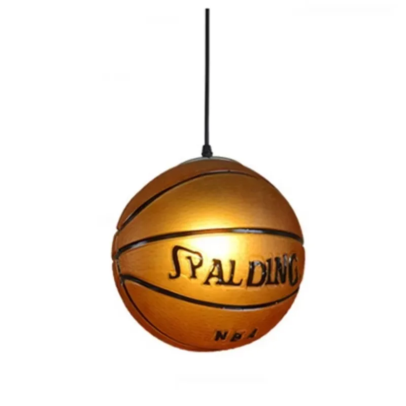 

Modern Basketball Hoop LED Chandelier Adjustable Height Suspension Light for Sport-Themed Restaurants Kids Rooms & Game Spaces