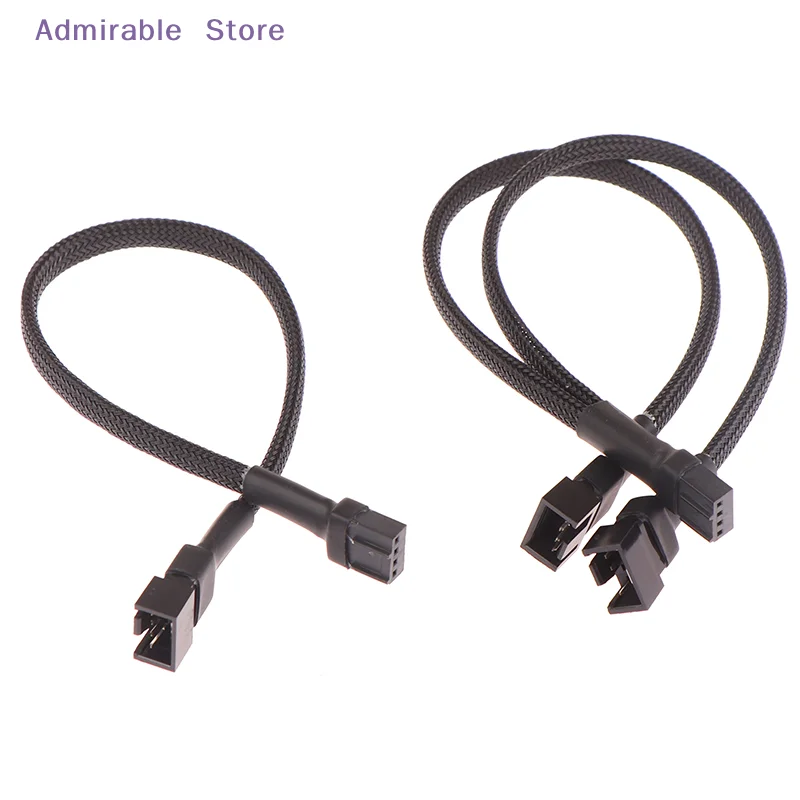 [W]1Pc Fan Splitter Cable 4pin Adapter Cable 1 to 1 2 3 4 Computer CPU Fan Splitter PC Fan Extension Power  Accessories