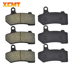 Motorcycle Front Rear Brake Pads Disks For Harley Davidson Road King Street Road Glide Electra Glide FLHR FLHX FLTR 2008-2018