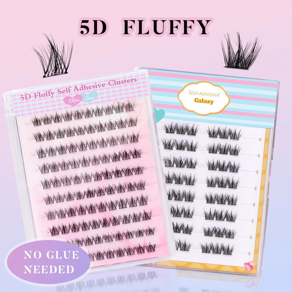 RUJADE Glue-free DIY Bottom Lashes Lower Lashes Self Adhensive DIY Eyelash Extension Natural Soft Anime Eyelashes Makeup