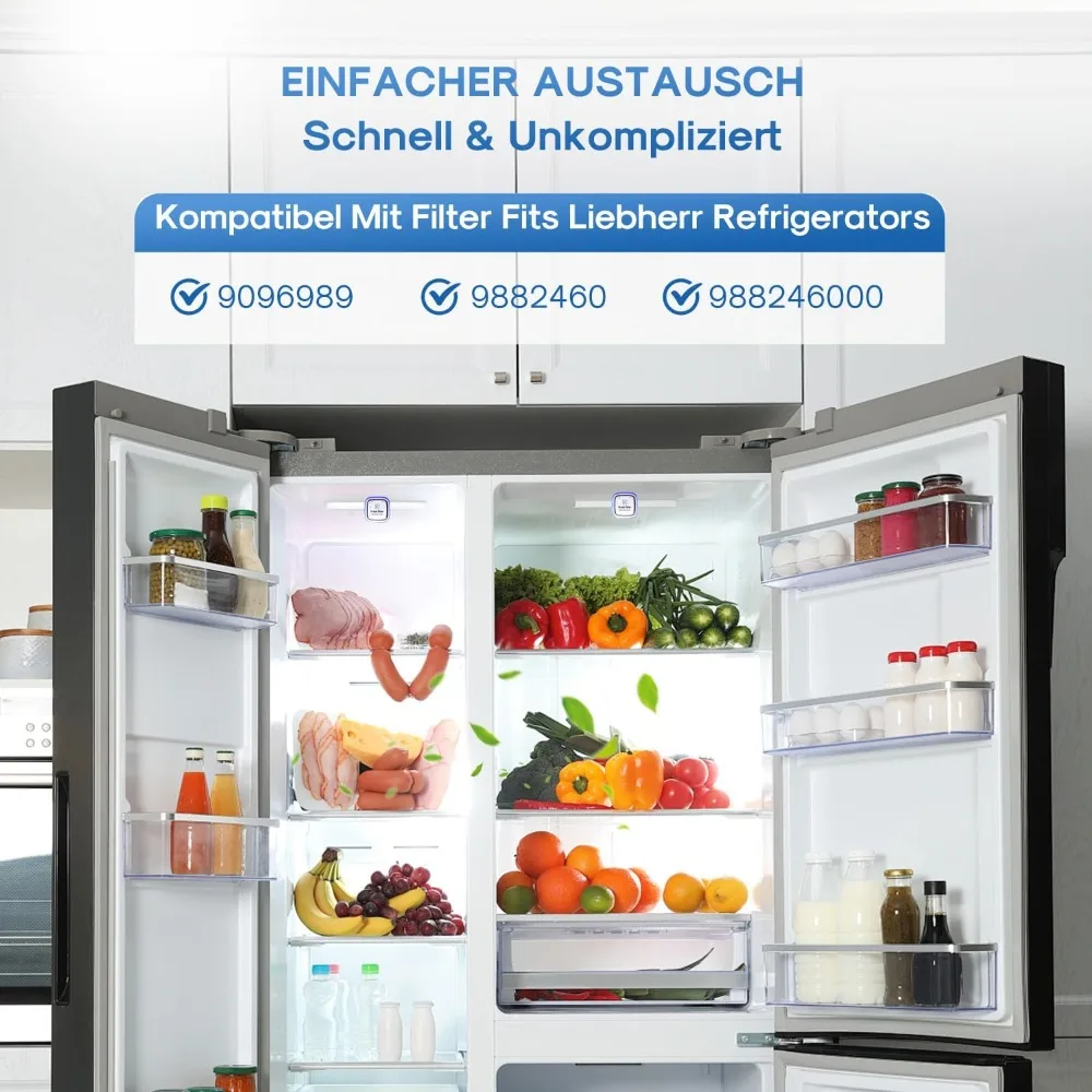 Activated Carbon Air Filter 7440021-00 for Liebher Refrigerator Fresh Filter 909698900, 988242900, 9882460, 988246000 image 3