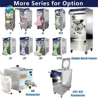 15L Commercial Floor Standing Hard Ice Cream Maker Gelato Machine with Pasteurizer Combo Batch Freezer Italian Ice Maker Machine 6
