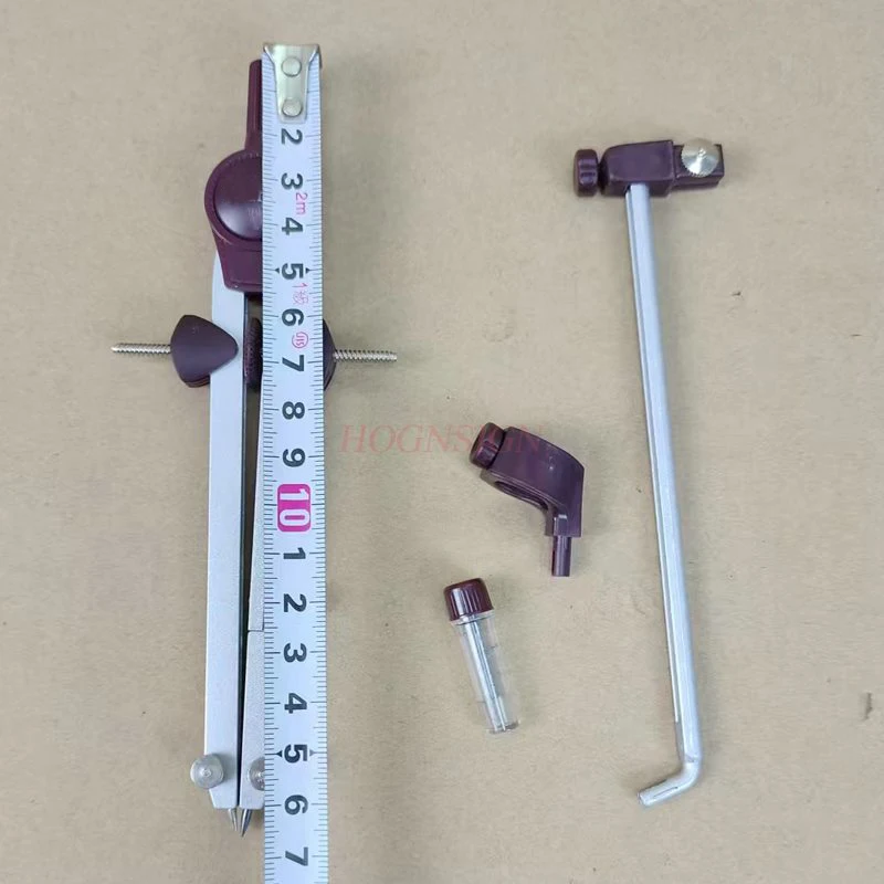 4pcs/set Speed adjustable drawing clip pen compass spring can fine tune large metal student drawing tool set circle