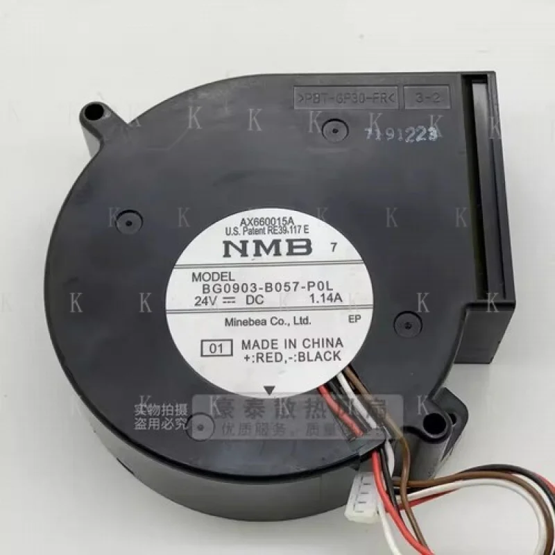 

C для NMB BG0903-B057-P0L DC24V 1.14A 4-проводной турбовентилятор охлаждения с ШИМ