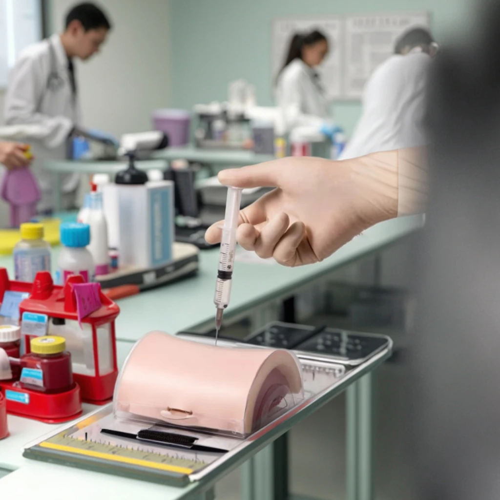 GD/HS18E Advanced Medical Science Intramuscular    Kit PVC Material for Training in Schools and Clinics