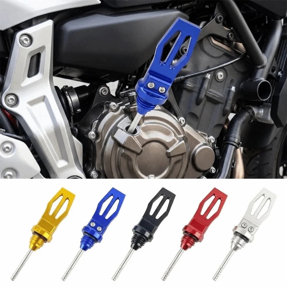 CNC Precision Motorcycle Engine Oil Dipstick Corrosion-resistant Universal Motorcycle Oil Level Dipstick Durable Professional