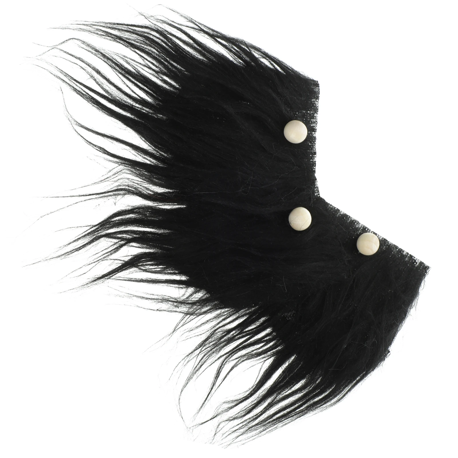 

3 set Artificial Material Making Material Gnome Beards Wood Beads Crafting Supplies Wooden Balls Gnome Decor Accessories