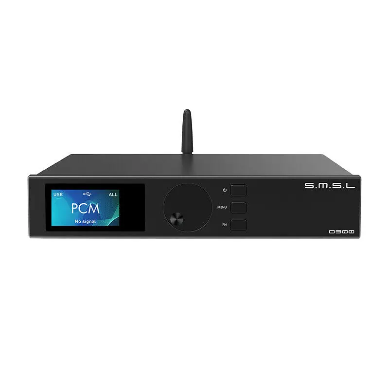 SMSL D300 Bluetooth 5.0 Decoder DAC ROHM BD34301EKV chip XMOS DSD512 PCM768KHZ LDAC Decoder with Remote Control XLR/RCA Output