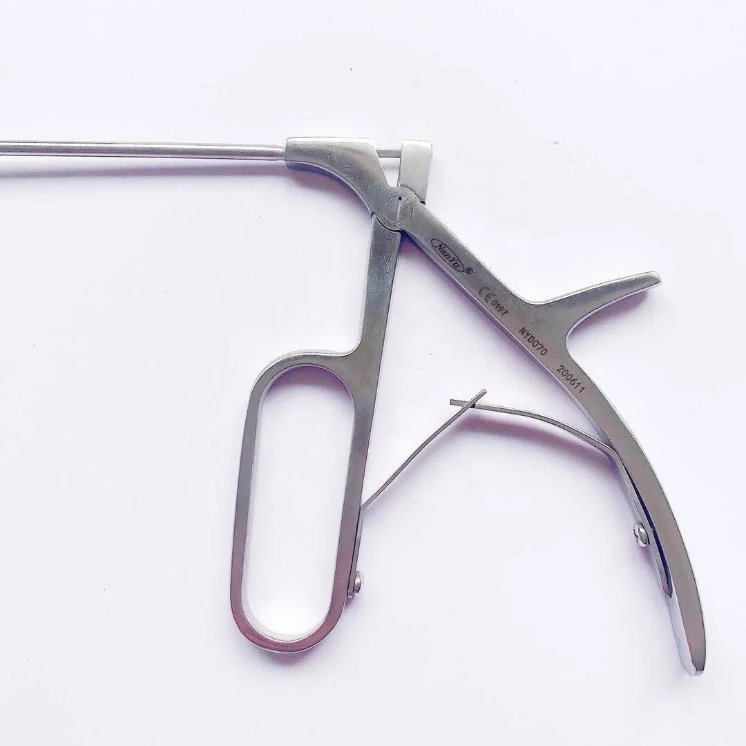 Pinça laríngea indireta de alta qualidade com três cabeças Instrumentos otorrinolaringológicos Instrumentos de laringoscopia