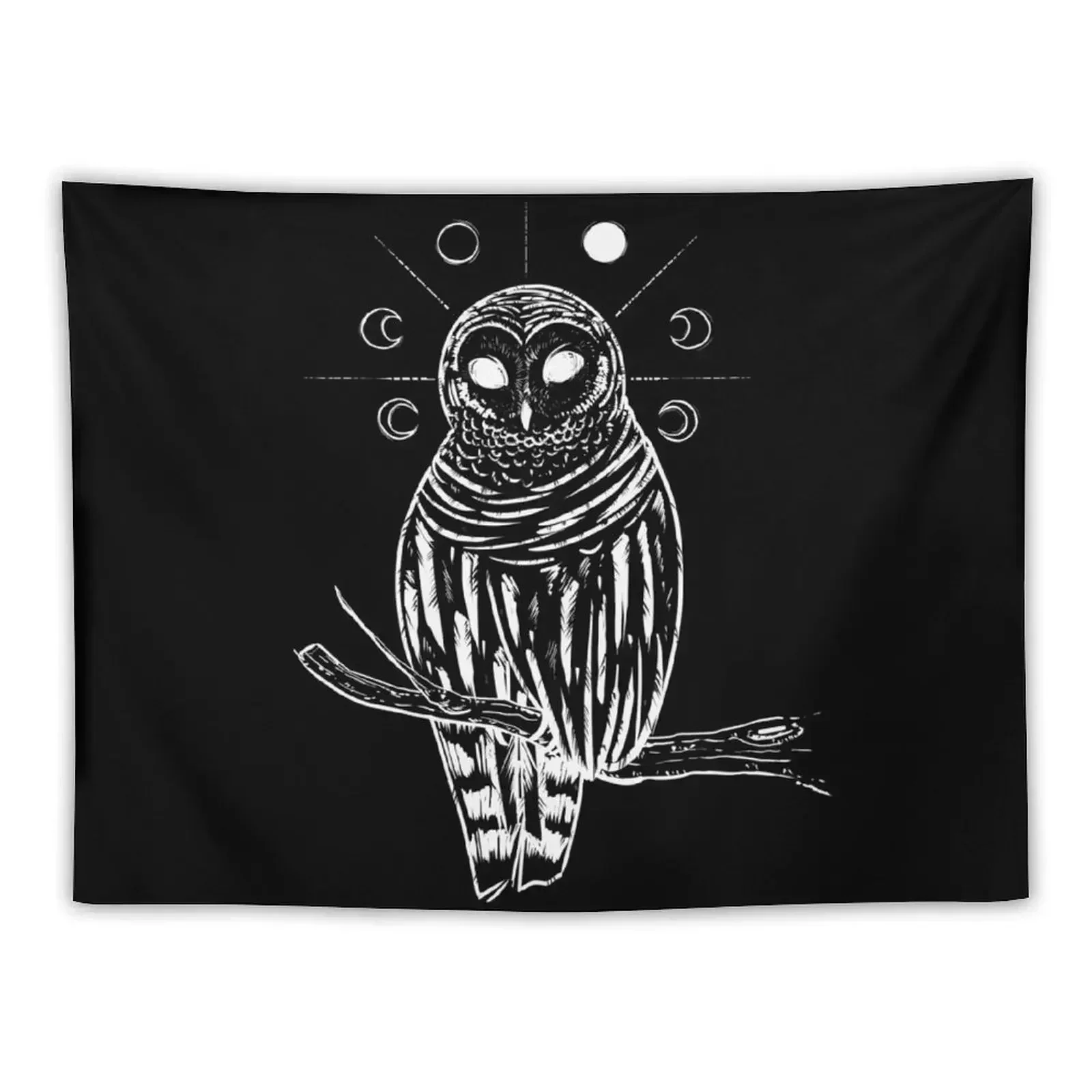 

Witchy owl Tapestry Bedroom Decor Aesthetic Room Decor For Girls Wall Deco Wall Art Tapestry