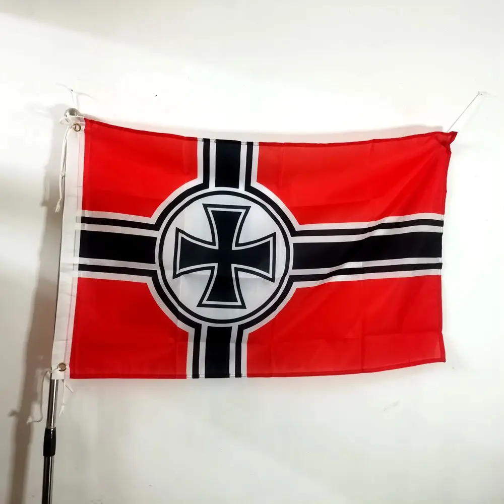

Steel Ambition German Cross Flag Outdoor Banner Decor Flag 90x150cm Polyester