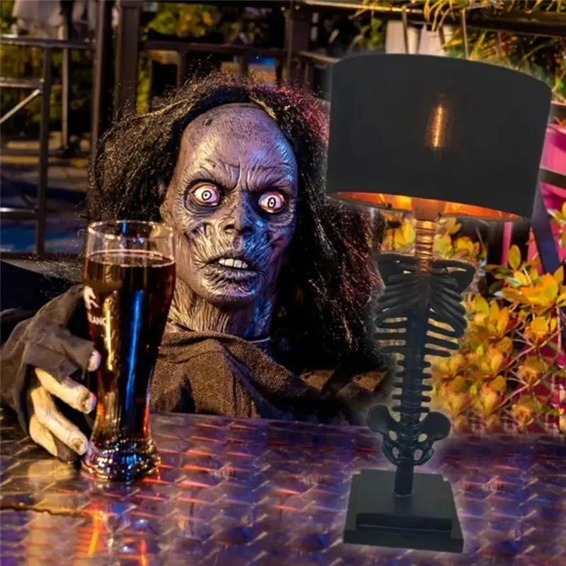 할로윈 조명, 파티 분위기, 해골 데스크탑 용품, 해골 야간 조명, 할로윈 방 장식 신제품