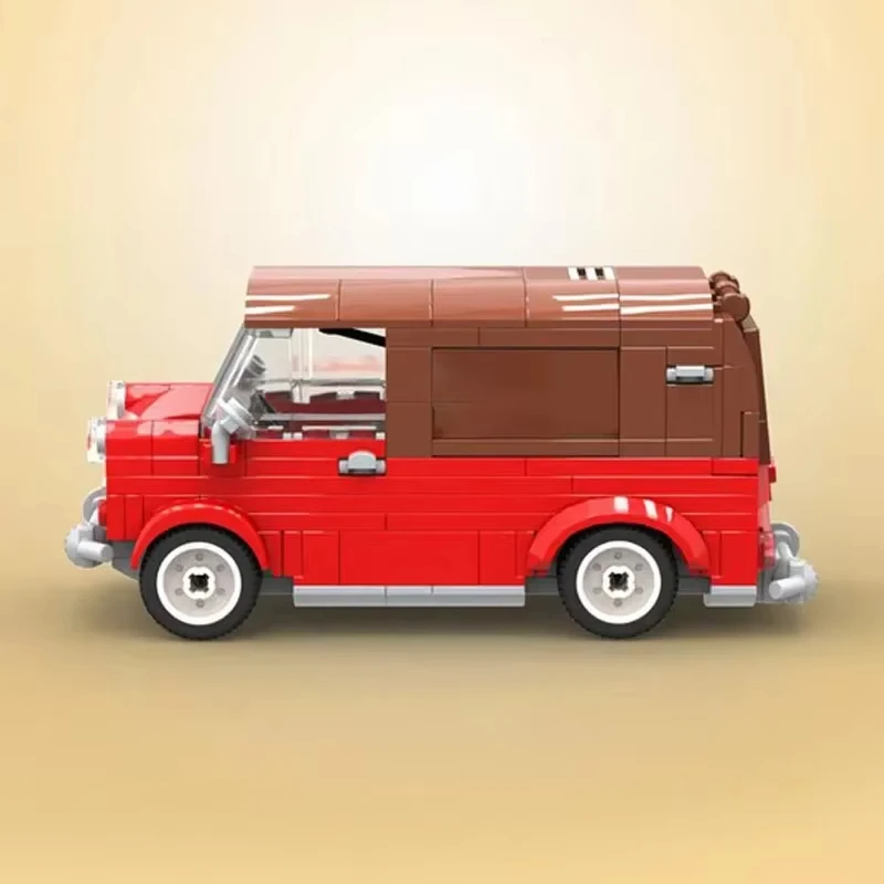 

273 шт. MOC городской автомобиль, фургон, грузовой транспортер, модель Transit MK, сделай сам, сборка, строительный блок, игрушка, детский подарок