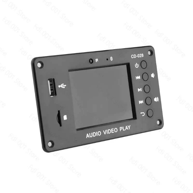 LCD MP5 Audio Video Decoder Board Bluetooth MP3 Player Module USB TF Card Car Clock Media Player with Remote Control