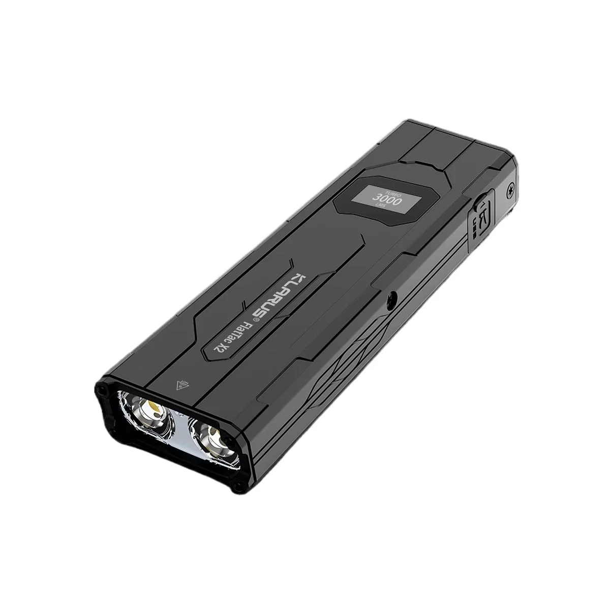 

Klarus Mini EDC Tactical Flashlight 3000LMS Ultra-Thin Rechargerable Searchlight Lights with Bulit-in Batterry for Camping