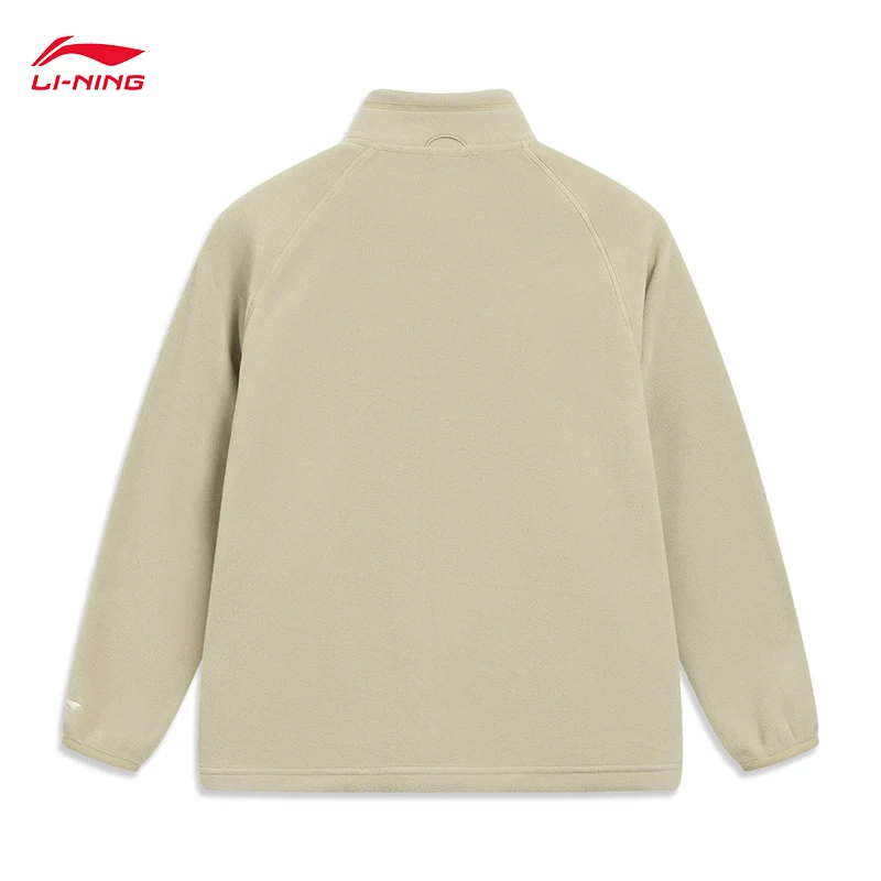 

LI-NING женские уличные теплые пальто COUNTERFLOW Удобные куртки кардиган флисовые топы AWDV912