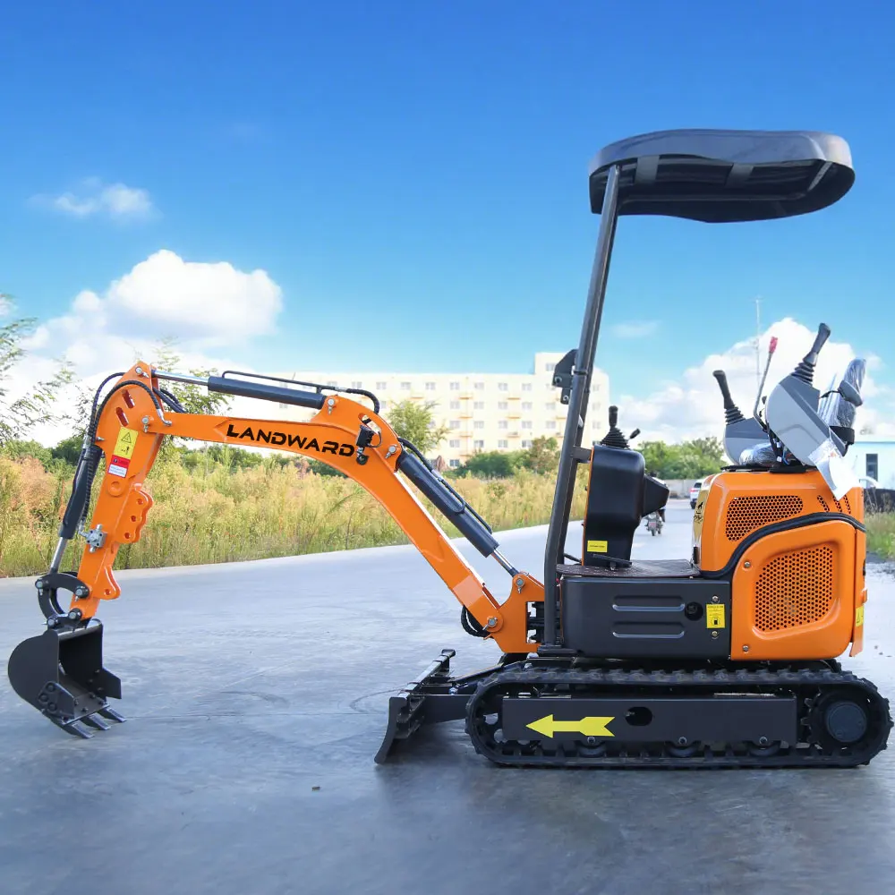 

CE EPA 1200KG Small Digger Agricultural Use Small Trencher 1.2 Ton Micro Excavator Top Quality Diesel Mini Excavator Customized