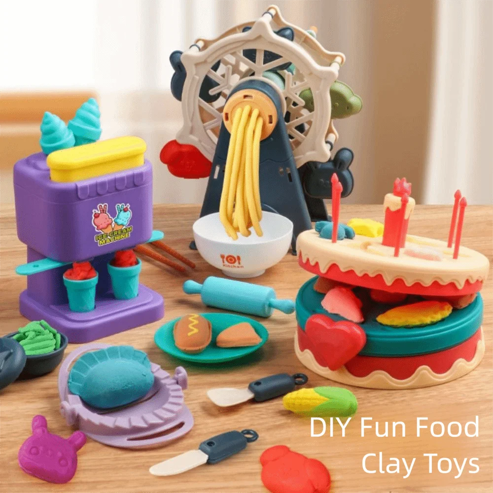 

Tea Time Playset Simulated Kitchen Playset with Storage Case Pretend Cooking Kids Pretend Cooking Toy Interactive Table Snack