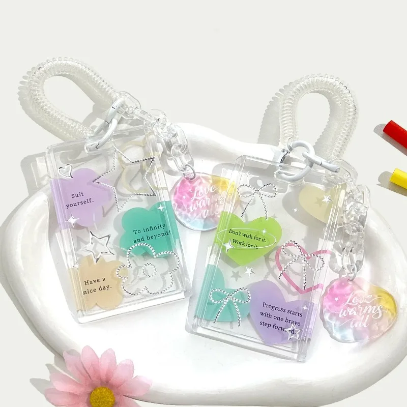 Cute Fashion Girls Card Holder for Working Permit Case Staff Nurse Pass Badge Cover Sleeve Slide Case ID Credit Card Protector