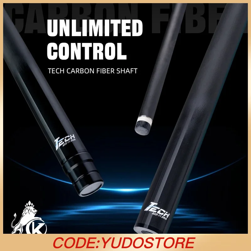 

Konllen Carbon Fiber Shaft with 3/8*8 Joint 11.8mm tip professional carbon shaft pool cue for Billiard cue stick