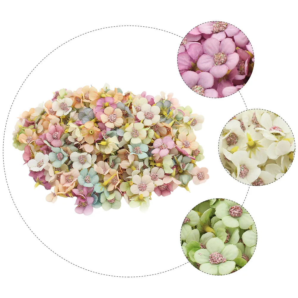 

50 Pcs Silk Flower Heads Decorative Fake Plants for Home Store Restaurant DIY Simulation Flowers Wedding Decor