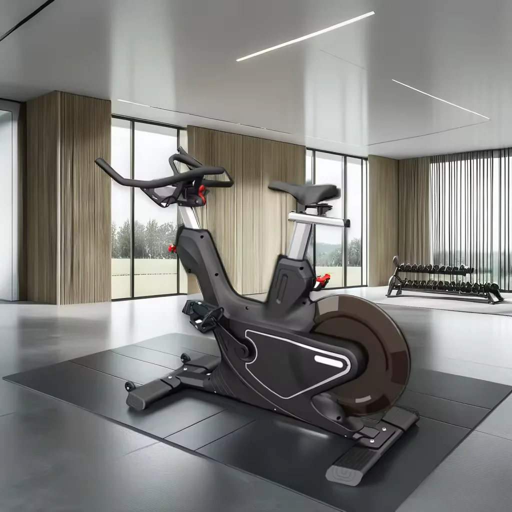 Hot Gym Equipment Aerobic Bicycle D16 10kgs Magnetic Flywheel Training Exercise Bike Home Use Oversized Steel Digital Display