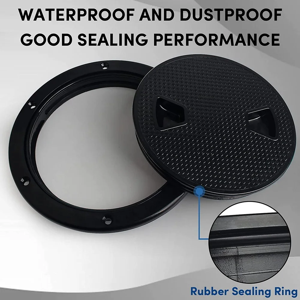 

Круглый противоскользящий инспекционный люк-крышка для палубы лодки с отсоединяемой крышкой для автодомов, морских судов, каяков