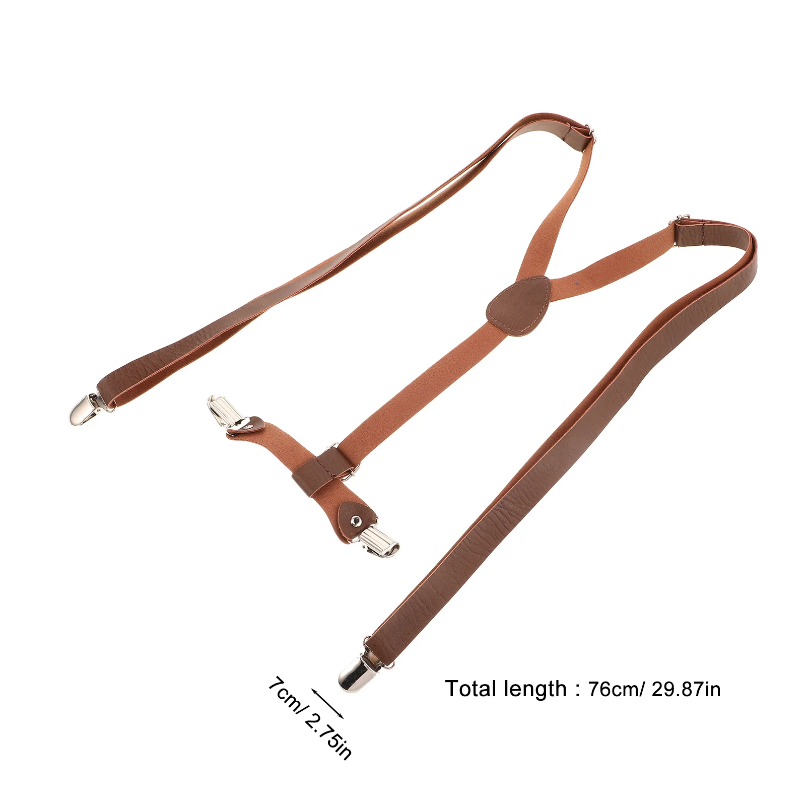 حمالات للجنسين على شكل Y مع 4 مشابك قوية وحزام مطاطي مريح قابل للتعديل لبدلة الجينز للرجال والنساء