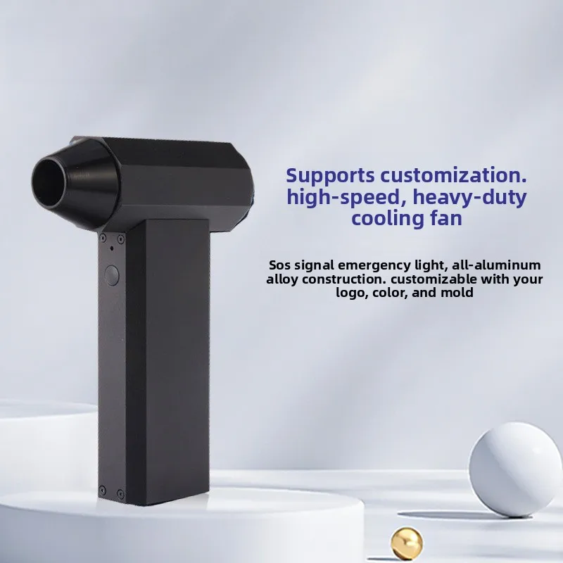 Wireless Violent Fan Outdoor Portable Handheld 130,000 To High Speed Brushless Blowing and Suction Integrated Hair Dryer