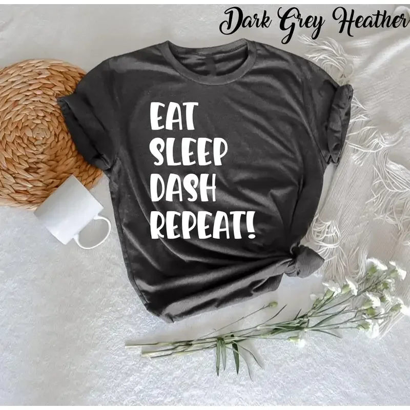 Eat Sleep Dash Repeat T Shirt Video Game For Gamer Boys Geometry