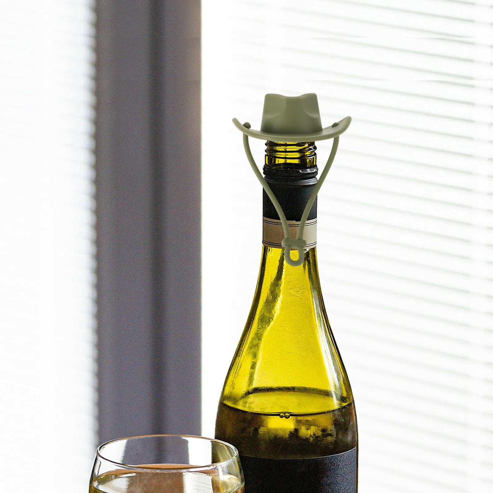 Silicone Cowboy Hat Wine Bottl - Wine Beer Hat ulasan dan harga