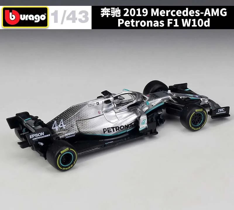 2021 Mercedes AMG Racing W12/W10 F1 Car Diecast 1:43 Scale Metal F1 Car Formulaa 1 Model Car Alloy Toy Car Collection Kid Gift