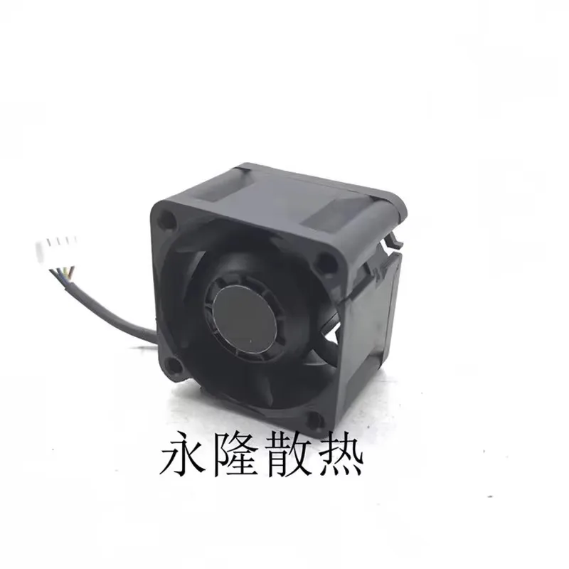 Original W40S12BUB5-07 40 * 40 * 28MM 4CM 12V 0.53A 4-wire temperature control server Cooling fan