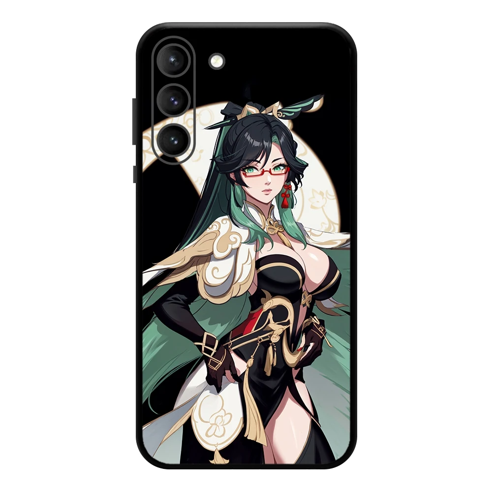 Xianyun genshin เคสโทรศัพท์ V4.4กระแทก anemo Character 5ดาวสำหรับ Samsung Galaxy S23 S24 S22เฉียบ + S21 FE Note20Plus A54 S20