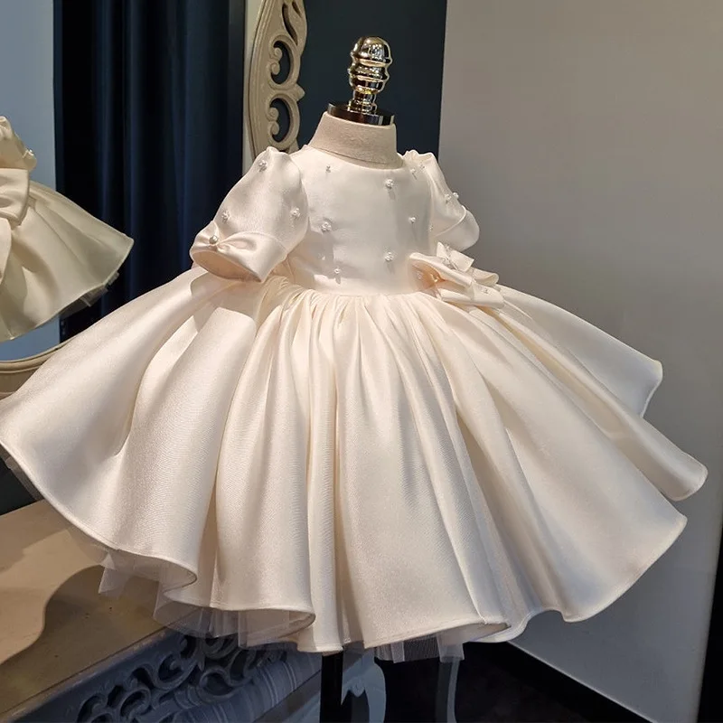 Mädchenkleid für Kinder, Mädchen, schlichtes und elegantes formelles Kleid, Kleider für besondere Anlässe, Kleider für junge Mädchen von 2 bis 8 Jahren, Ballkleid