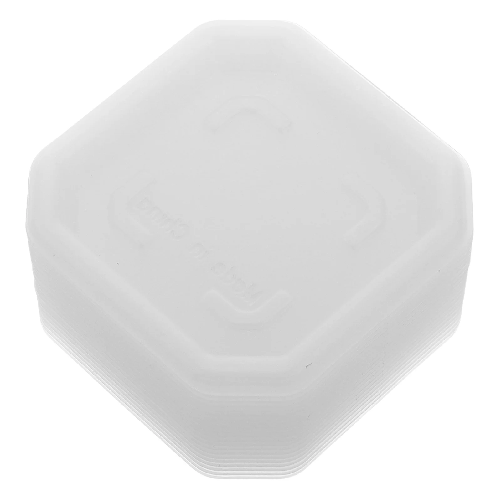 20 قطعة وعاء نبات الزهور المربعة الصحن سميكة صينية بلاستيكية شفافة داخلي في الهواء الطلق المزارعون النضرة صواني الحديقة للنباتات #2