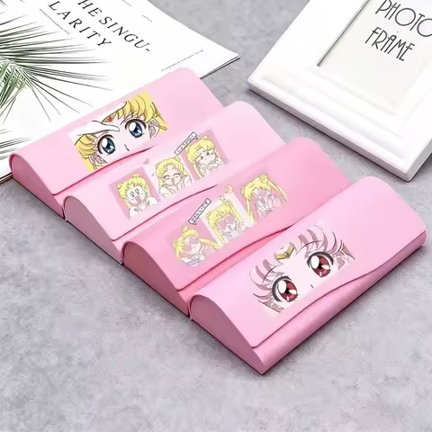 Cute Sailor Mooned Glasses Case Portable Men Women Sunglasses Myopia Presbyopia Storage Box Eyeglasses Bag Eyewear Accessories
