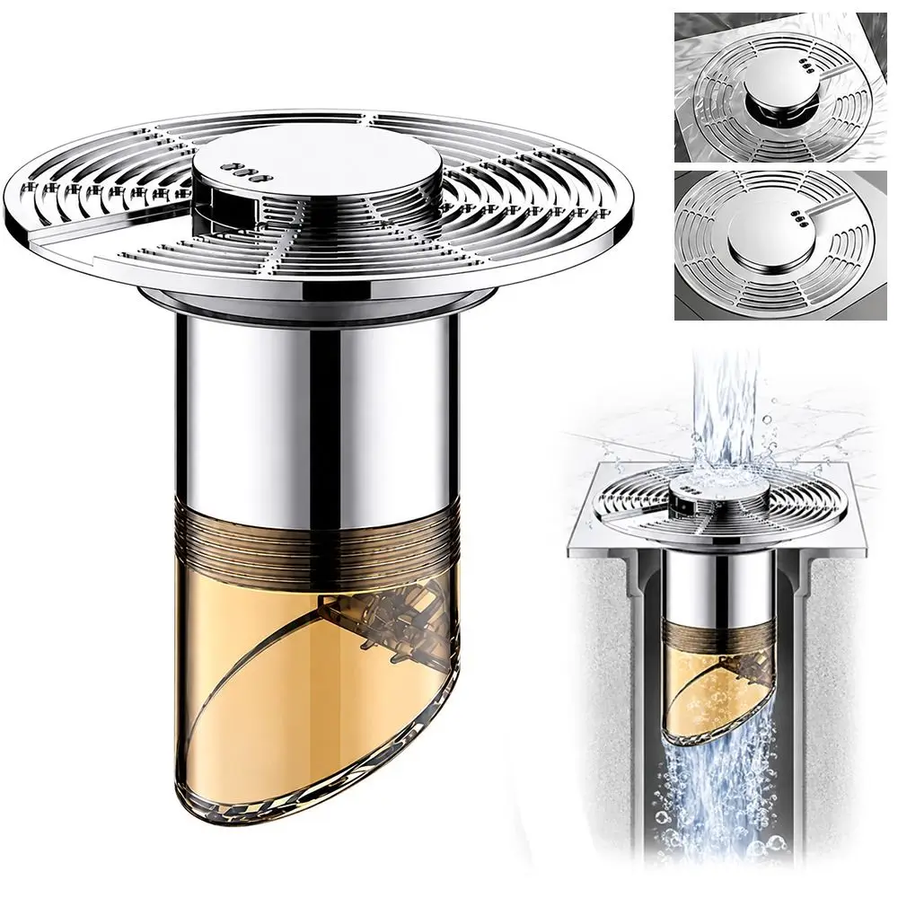 Floating Model Automatic Drainage Floor Drain Insect-proof Prevents Clogging Floor Drain Insert Automatically Shuts Off ABS