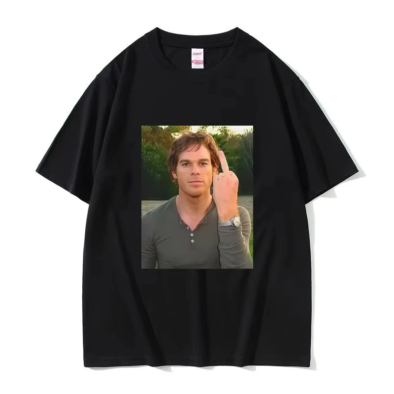 Camiseta divertida de Dexter Morgan para hombre y mujer, camisetas de algodón suave de alta calidad a la moda, camiseta Vintage para hombre, camiseta informal Unisex de manga corta