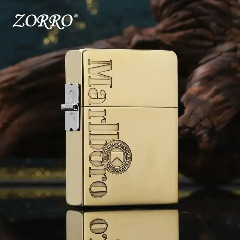 Zorro 906 external hinge 1935 replica kerosine lighter, pure