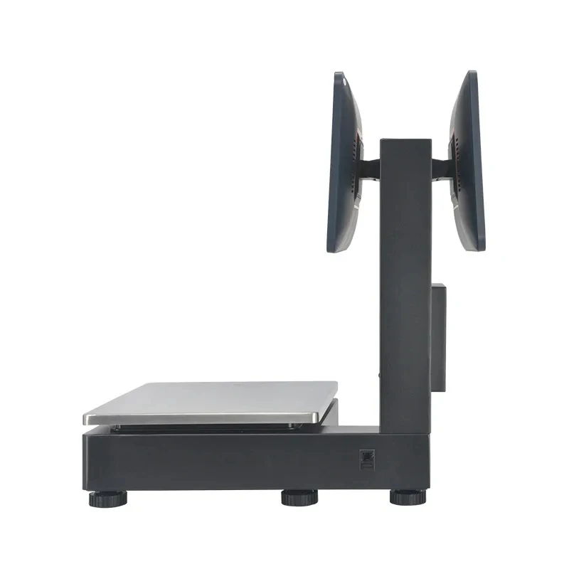 Supermarket Mal dry goods specialty snack store double-screen weighing cash register scale