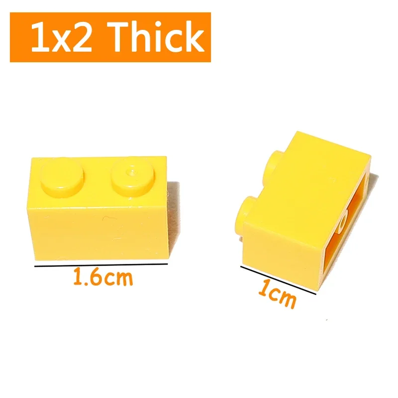 Picture 7: 80PCS 3004 3065 1x2 Bricks Dots Thick MOC Assemble Particles 1*2 Building Blocks DIY Educational Creative Toy for Kids