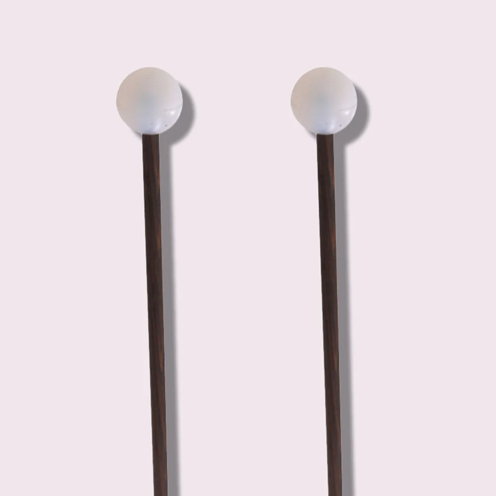 

2Pairs Tongue Drum Mallets Professional Percussion Drumsticks Wooden Handle Practice Sticks for Marimba Xylophone Musicians