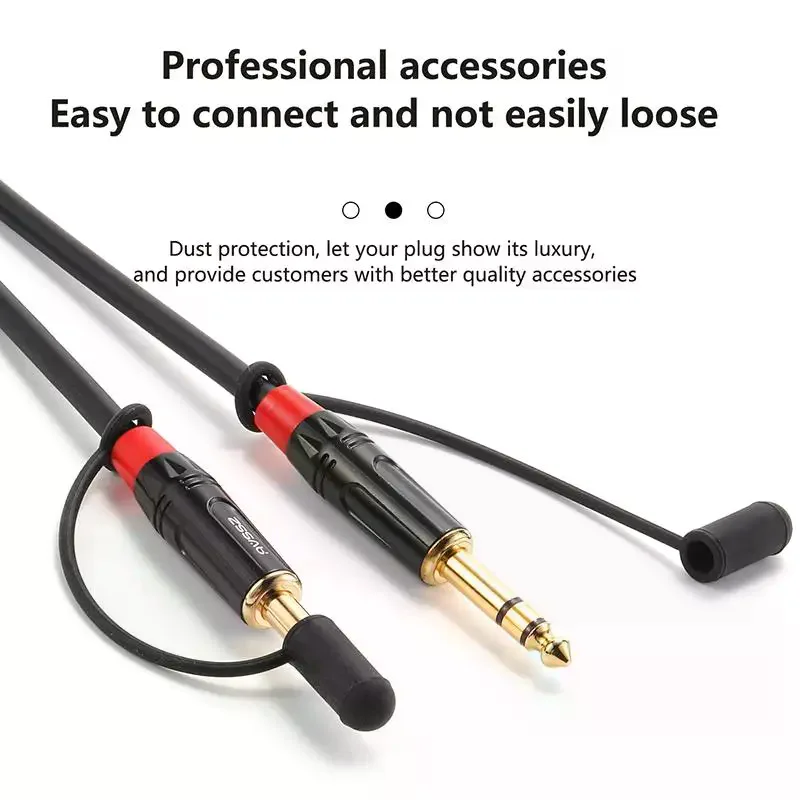 2Pcs Silicone Dust Cover For Audio Power Network Plugs XLR 6.35mm Speaker Connector Waterproof Protective Cap