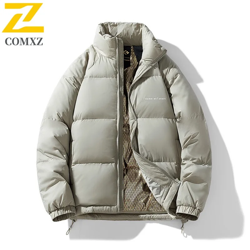 

COMXZ Winter Jacket 2025 High Quality Warm Lightweight Versatile Travel Padded Jacket Skiing Stylish Down Jacket Men's Clothing