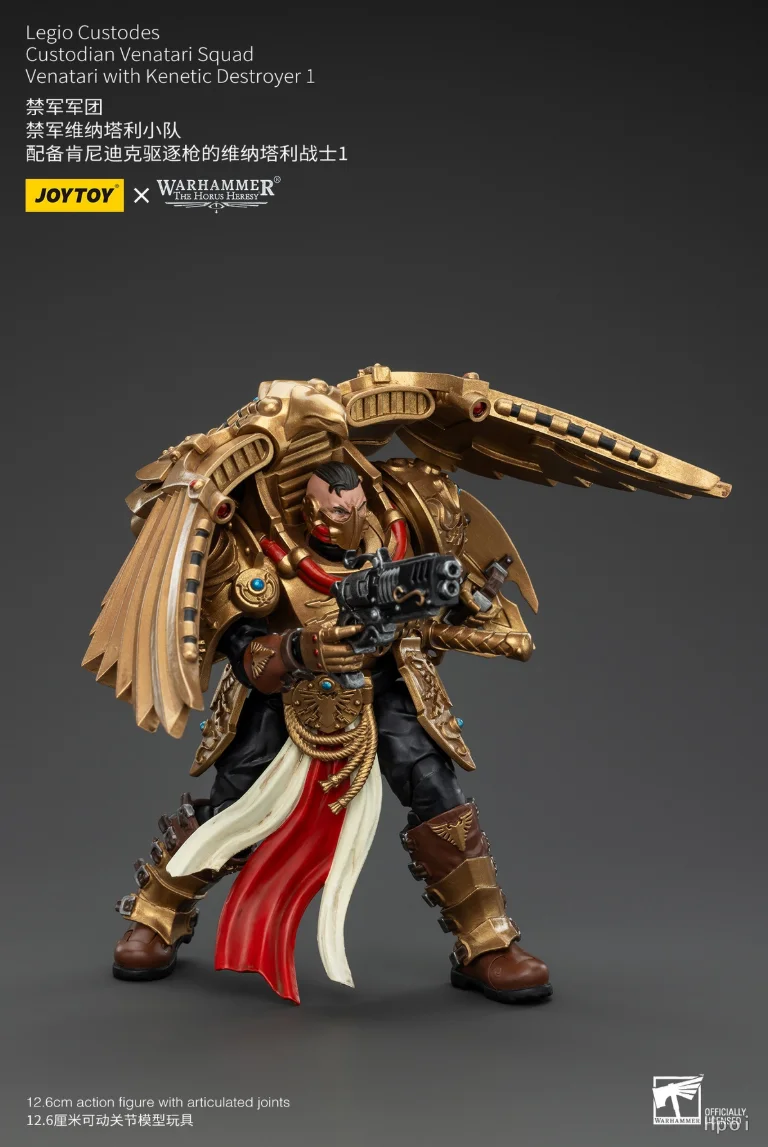

【SF】JOYTOY Warhammer 40K 1/18 Action Figure Legio Custodes Custodian Venatari Squad Model Toy Gift Collection