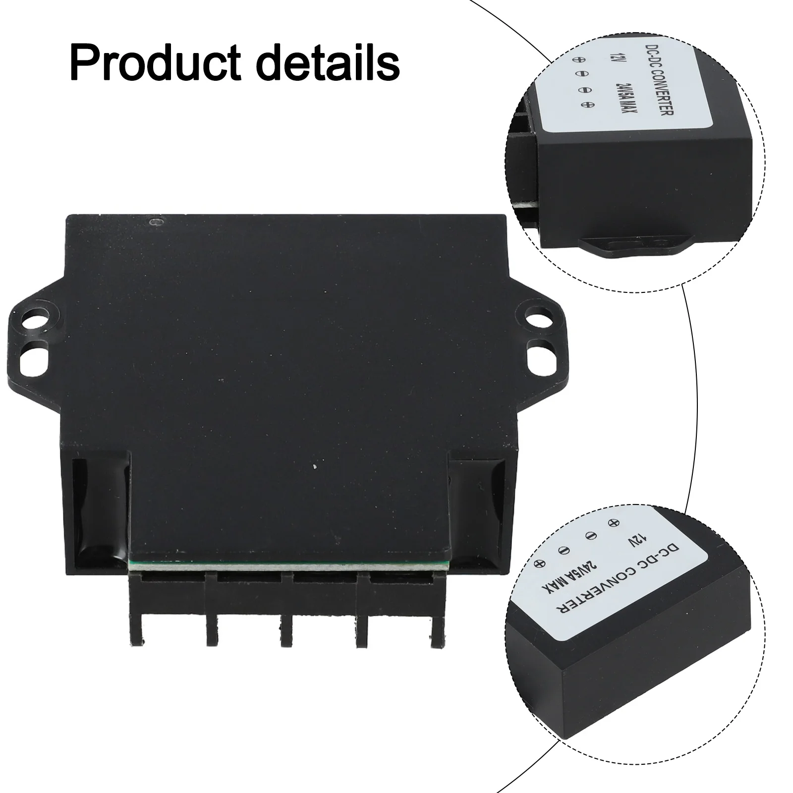

For Reliable Power Supply Casing Size 53*50*20mm Voltage Converter Multiple Protection Features Stable Output Current