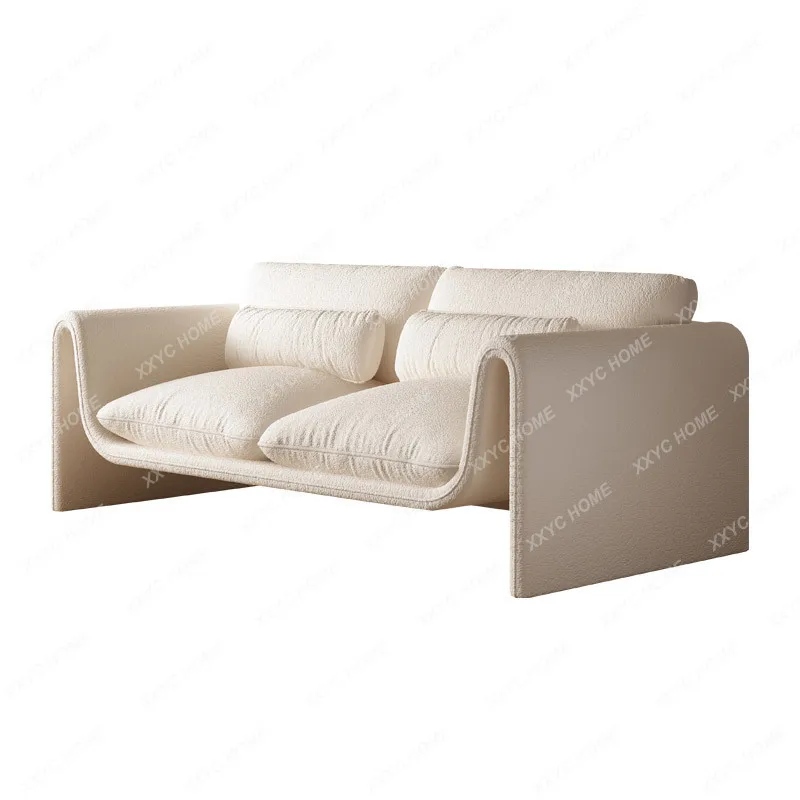 

Sofa Living Room Small Apartment Simple Modern Light Luxury Home Cream Style Creative Leisure Sofa